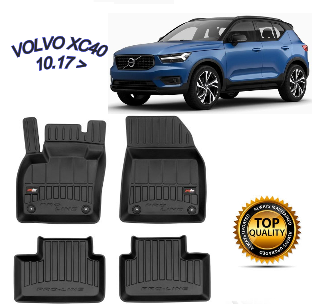 TIPSKI GUMENI PREMIUM 3D TEPISI ZA VOLVO XC40 10.17 